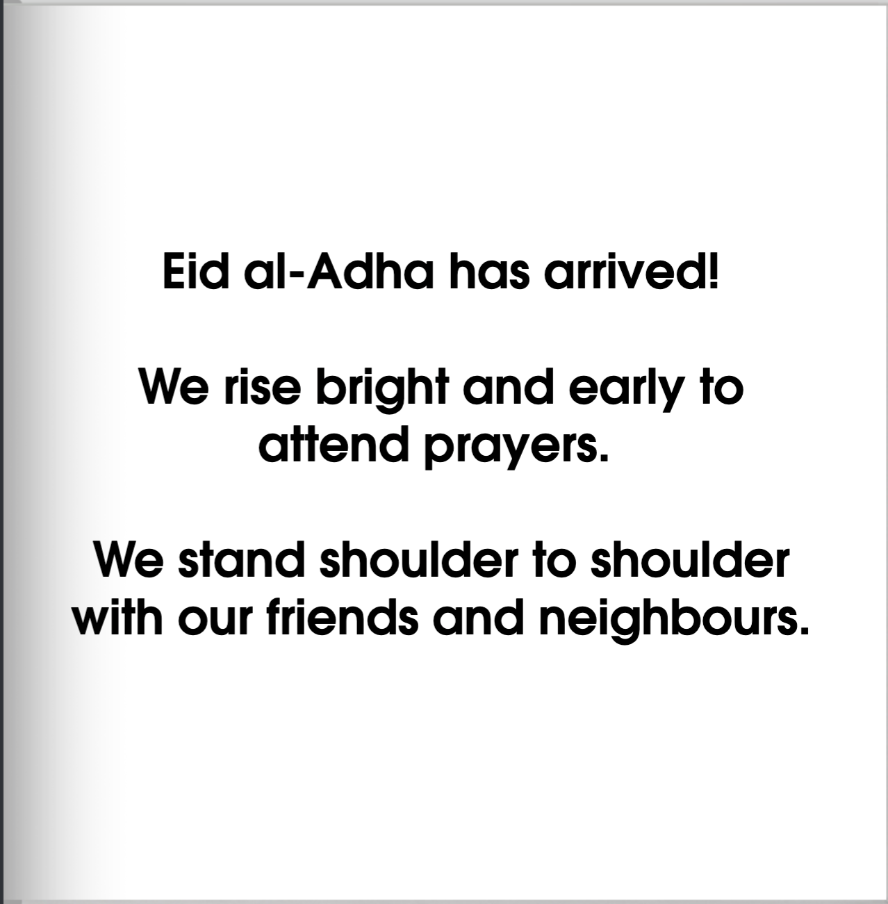 My Eid al-Adha